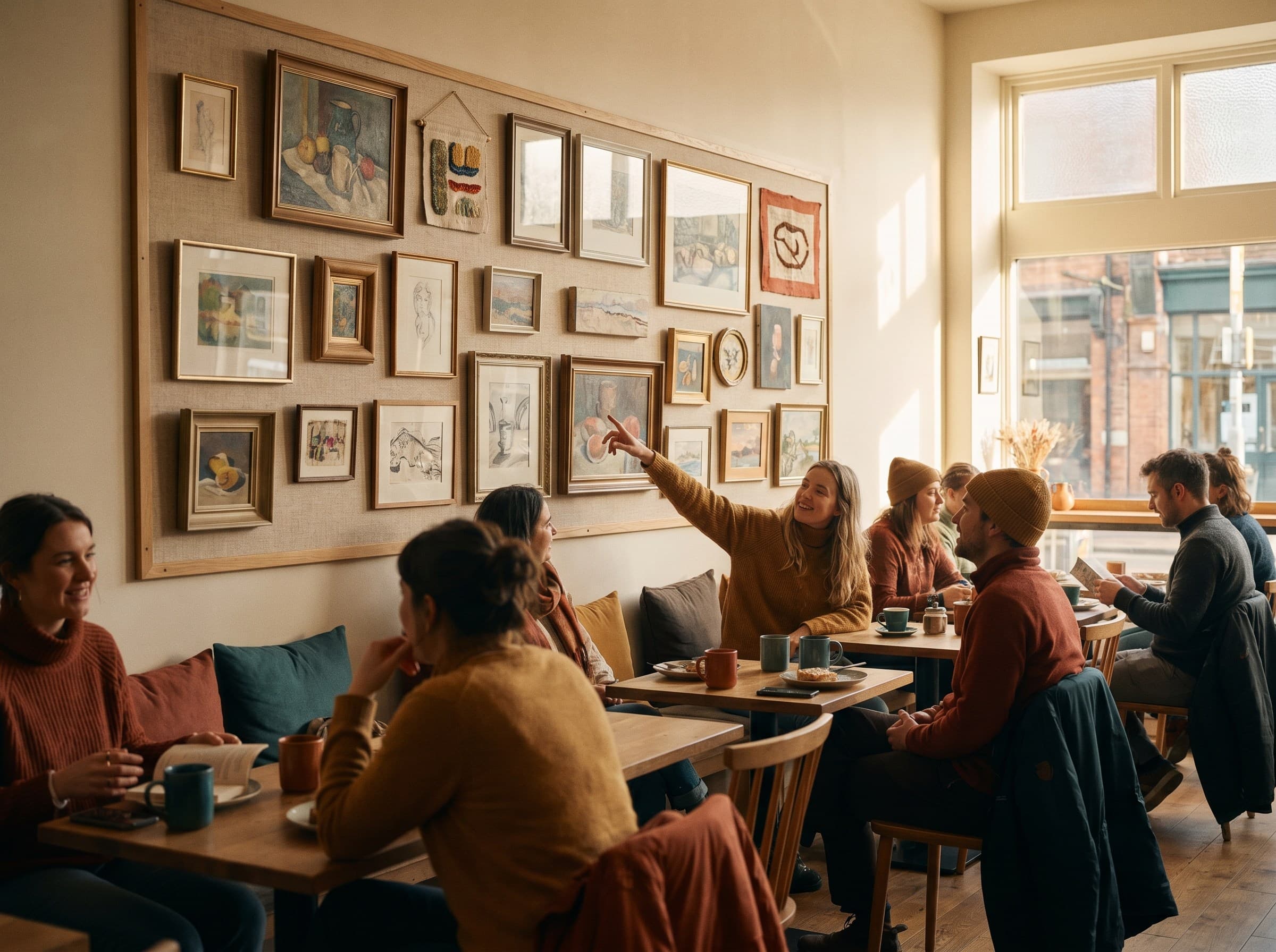 A living gallery of local talent